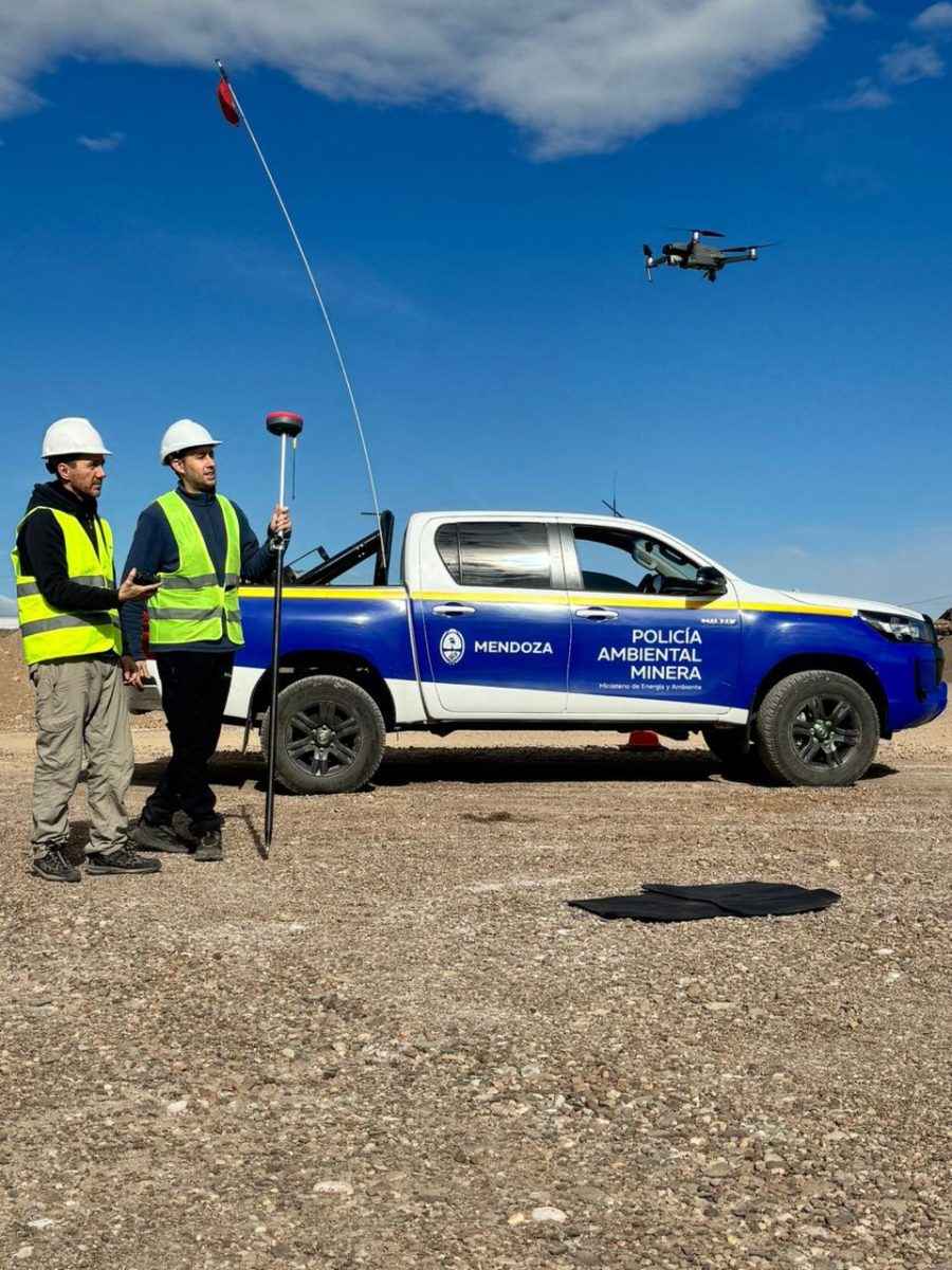 Mendoza. La Policía Ambiental Minera incorpora drones para fortalecer las inspecciones y el control de la actividad