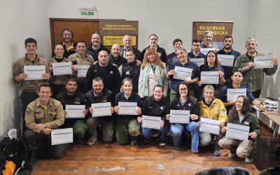 Mendoza certificó a sus primeros instructores de la Agencia Federal de Emergencias para la formación en gestión de riesgos y manejo del fuego