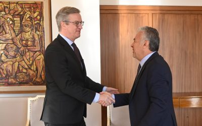Cornejo recibió al embajador de la Unión Europea en Argentina para fortalecer la cooperación y promover inversiones