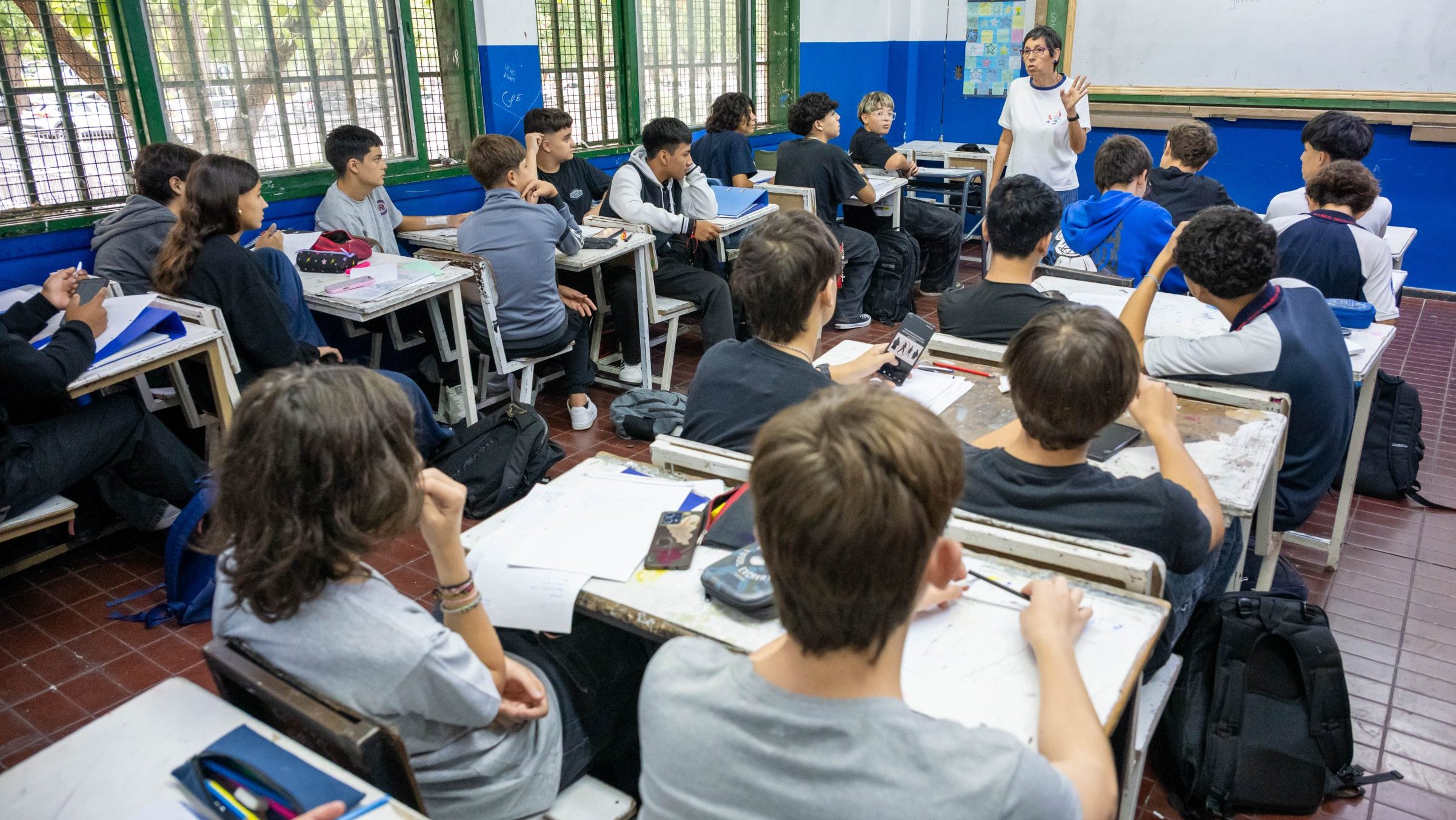 aula estudiantes secundaria