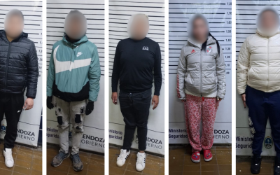 La Policía de Mendoza frustró el robo de una camioneta y detuvo a cinco personas en Las Heras