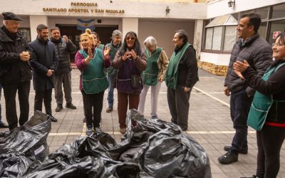 Empresas de seguridad donaron ropa de abrigo para personas en situación de calle con articulación del Ministerio de Seguridad y Justicia