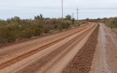 Vialidad Mendoza renueva la demarcación vial de Los Cerrillos y trabaja en una ruta ganadera clave para Lavalle y La Paz