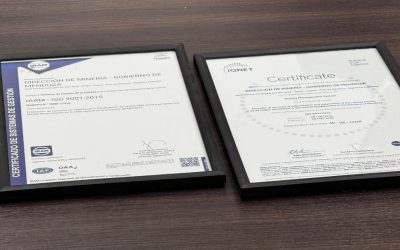 La Dirección de Minería superó con éxito la primera auditoría de seguimiento de ISO 9001:2015