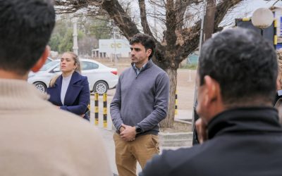 Natalio Mema encabezó una agenda de trabajo en San Rafael con eje en el avance de la Ruta 143